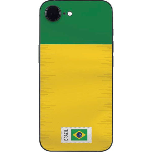 Brazil Soccer Flag iPhone 16e Skin